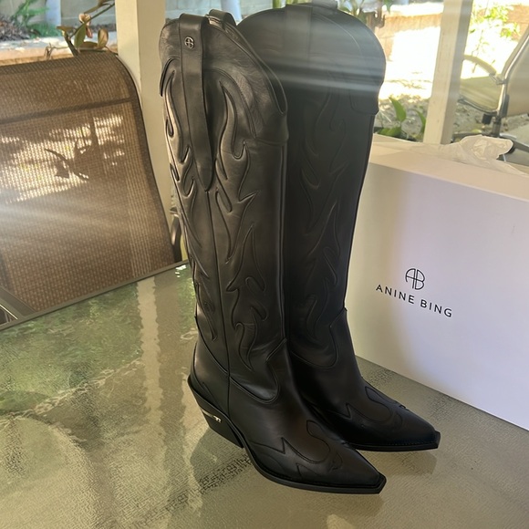 - Anine Bing Tania Western Boots - Picture 11 of 11